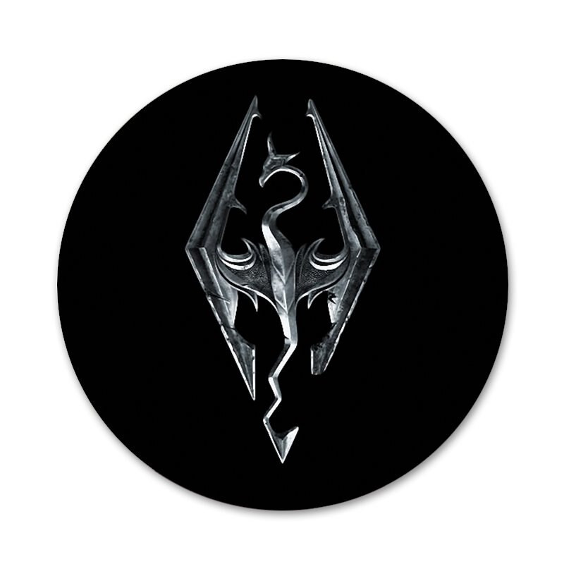 Skyrim logo značka broš igla dodaci za odjeću ruksak ukras dar