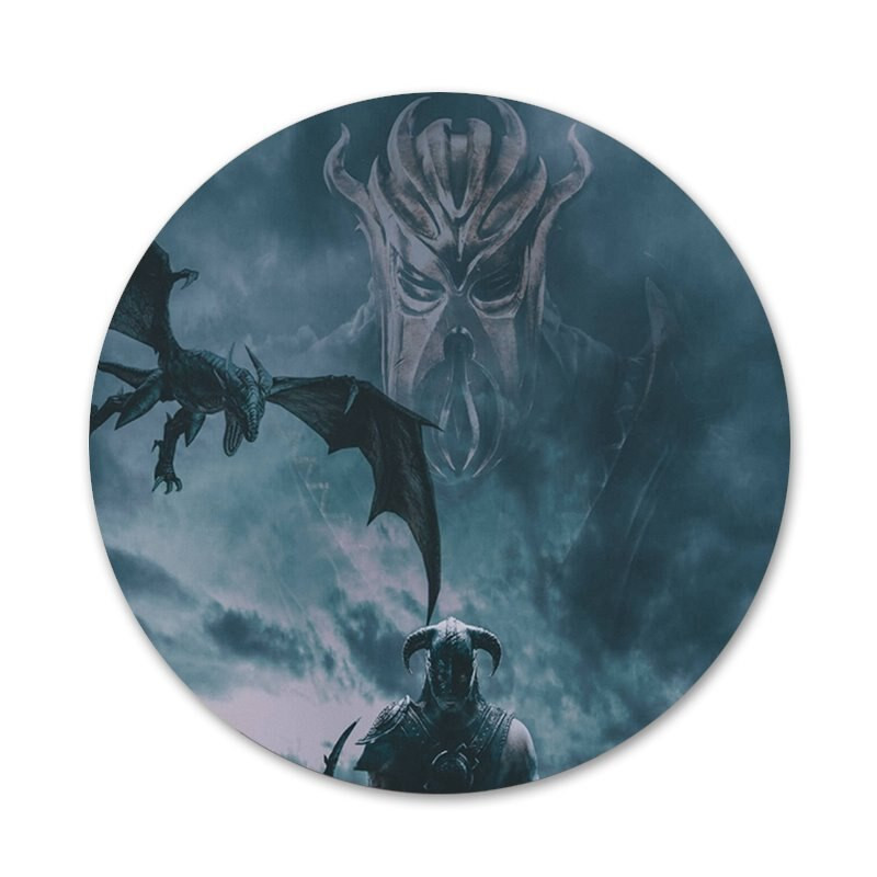 Skyrim logo značka broš igla dodaci za odjeću ruksak ukras dar