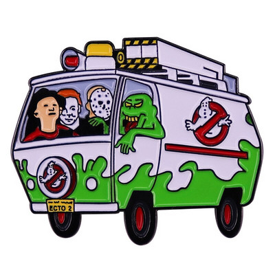 AD1664 Halloween Horror emajlirane igle Broš za odjeću Igle za revere Cool značke na ruksaku Ukrasni nakit Dodaci Pokloni