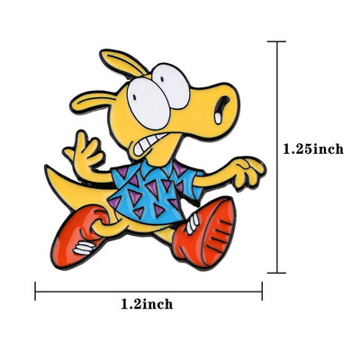 DB830 Ghost Mom multikas naljakas koer metallist pross nööpnõelad teksajaki nööpnõelad ehete kaunistusmärk riiete jaoks.