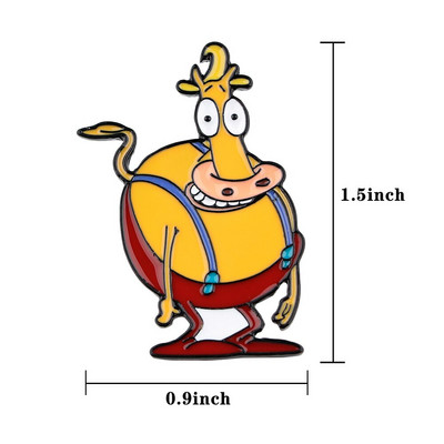DB830 Ghost Mom multikas naljakas koer metallist pross nööpnõelad teksajaki nööpnõelad ehete kaunistusmärk riiete jaoks.