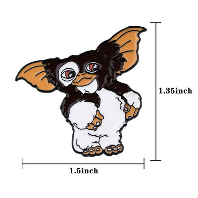 DB830 Ghost Mom multikas naljakas koer metallist pross nööpnõelad teksajaki nööpnõelad ehete kaunistusmärk riiete jaoks.