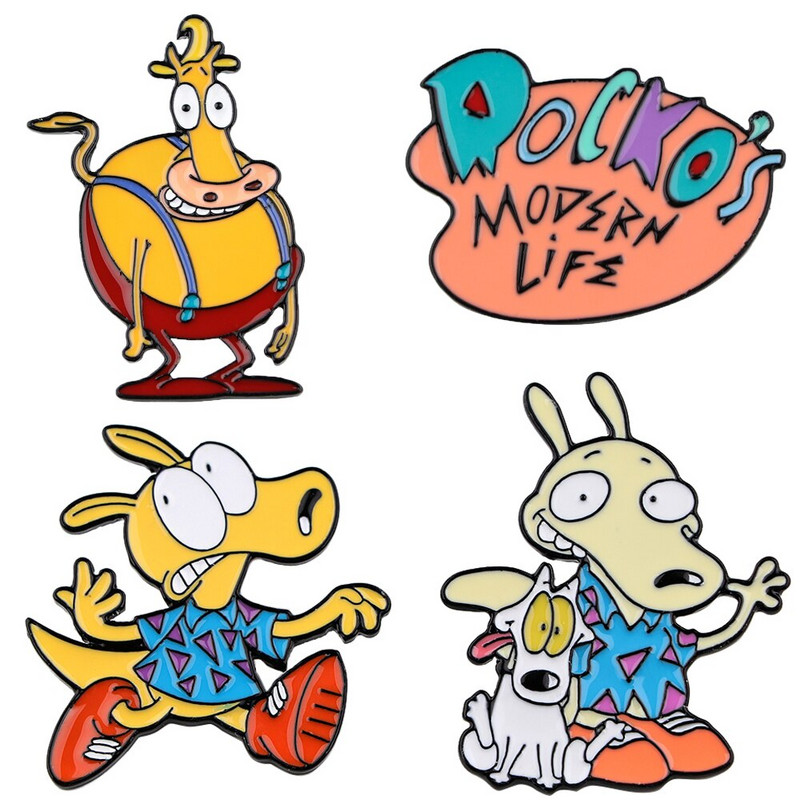 DB830 Ghost Mom multikas naljakas koer metallist pross nööpnõelad teksajaki nööpnõelad ehete kaunistusmärk riiete jaoks.