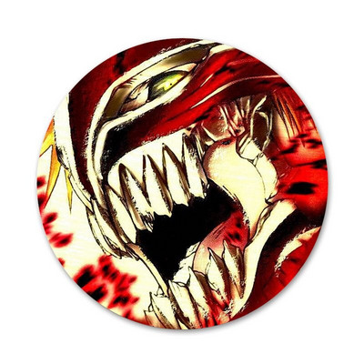 58 mm valgendaja ichigo õõnesmask armas märk Pross Pin Aksessuaarid riietele Seljakoti kaunistus kingitus