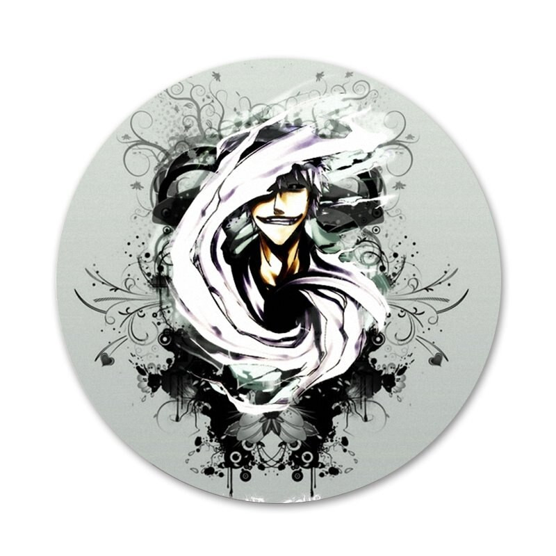 58 mm valgendaja ichigo õõnesmask armas märk Pross Pin Aksessuaarid riietele Seljakoti kaunistus kingitus