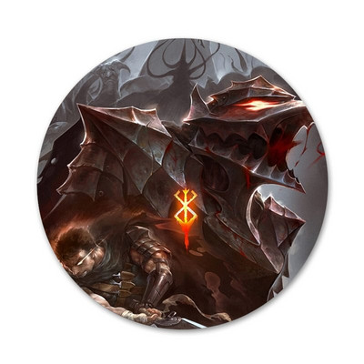 58 mm Berserk Guts Anime ženklelis Sagės Smeigtukai Drabužių priedai Kuprinės papuošimo dovana