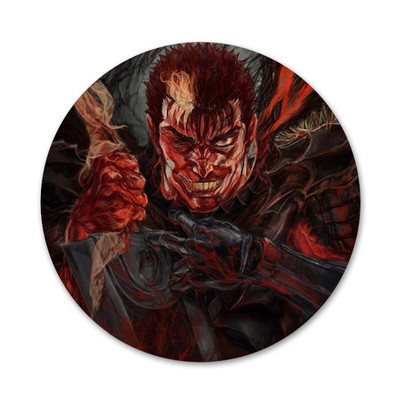58 mm Berserk Guts Anime ženklelis Sagės Smeigtukai Drabužių priedai Kuprinės papuošimo dovana