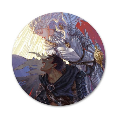 58 mm Berserk Guts Anime ženklelis Sagės Smeigtukai Drabužių priedai Kuprinės papuošimo dovana