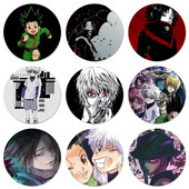 Hunter X Hunter Anime multifilm Märk Pross Nõel Aksessuaarid Riietele Seljakott Kaunistuseks kingitus 58mm