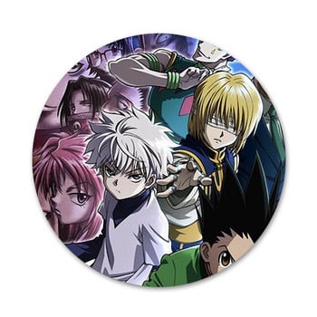 Hunter X Hunter Аниме карикатура Значка Брошка Аксесоари за игли за дрехи Раница Декорация подарък 58 мм