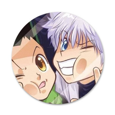 Hunter X Hunter Anime multifilm Märk Pross Nõel Aksessuaarid Riietele Seljakott Kaunistuseks kingitus 58mm