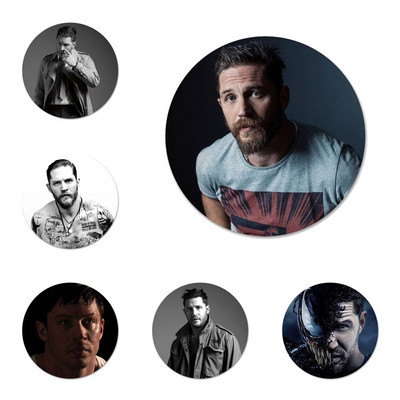 tom hardy Icons Pins Διακοσμητικό σήμα Καρφίτσες Μεταλλικές κονκάρδες για ρούχα Διακόσμηση σακιδίου πλάτης 58mm