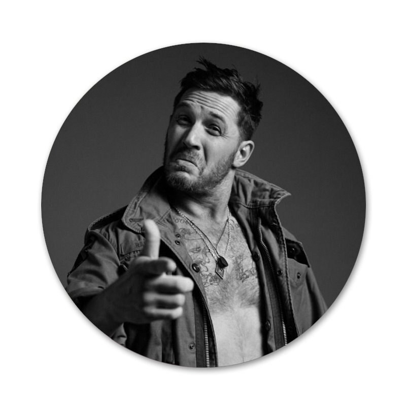 tom hardy ikoonid nööpnõelad märgi kaunistus prossid Metallist märgid riiete jaoks seljakoti kaunistus 58 mm