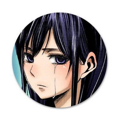 58 mm Anime lesbi tsitruseline Yuzu Aihara Mei märk prossnõel Aksessuaarid riiete jaoks Seljakoti kaunistus kingitus