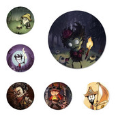 Don't Starve Together Σήμα Αξεσουάρ καρφίτσας καρφίτσας για Δώρο διακόσμησης σακιδίου πλάτης ρούχων