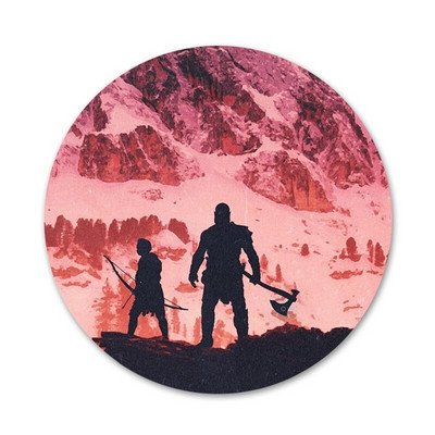 Νέα άφιξη Αξεσουάρ καρφίτσας καρφίτσας σήματος God of War για Ρούχα Δώρο Δώρο Σακίδιο πλάτης