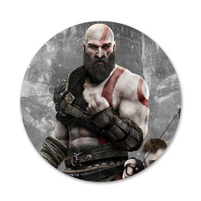 Νέα άφιξη Αξεσουάρ καρφίτσας καρφίτσας σήματος God of War για Ρούχα Δώρο Δώρο Σακίδιο πλάτης