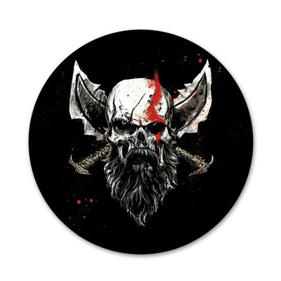 Νέα άφιξη Αξεσουάρ καρφίτσας καρφίτσας σήματος God of War για Ρούχα Δώρο Δώρο Σακίδιο πλάτης