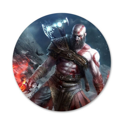 Νέα άφιξη Αξεσουάρ καρφίτσας καρφίτσας σήματος God of War για Ρούχα Δώρο Δώρο Σακίδιο πλάτης