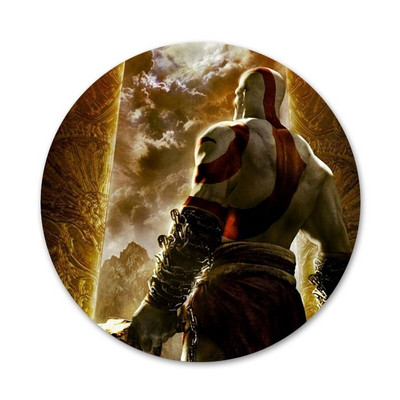 Νέα άφιξη Αξεσουάρ καρφίτσας καρφίτσας σήματος God of War για Ρούχα Δώρο Δώρο Σακίδιο πλάτης