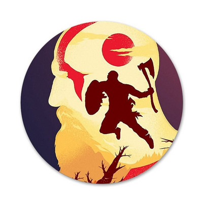 Νέα άφιξη Αξεσουάρ καρφίτσας καρφίτσας σήματος God of War για Ρούχα Δώρο Δώρο Σακίδιο πλάτης