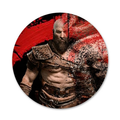 Νέα άφιξη Αξεσουάρ καρφίτσας καρφίτσας σήματος God of War για Ρούχα Δώρο Δώρο Σακίδιο πλάτης