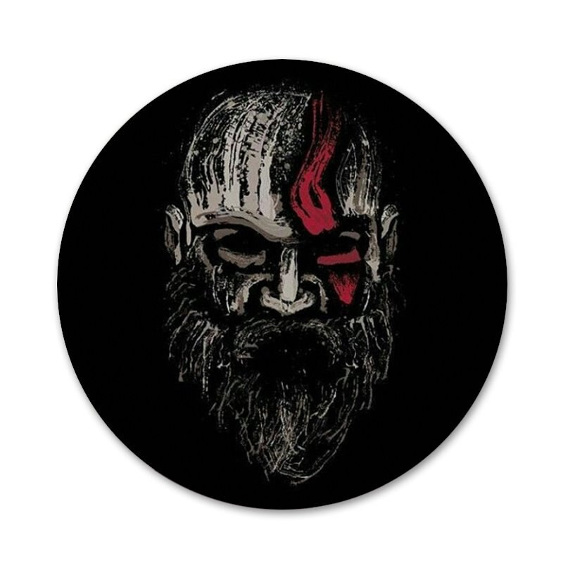 Νέα άφιξη Αξεσουάρ καρφίτσας καρφίτσας σήματος God of War για Ρούχα Δώρο Δώρο Σακίδιο πλάτης