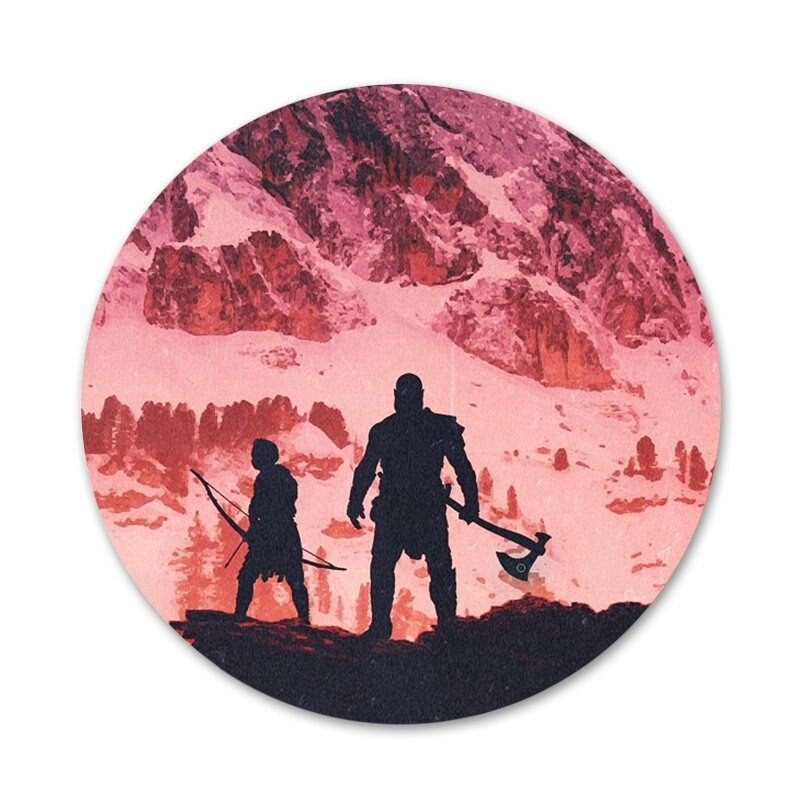 Νέα άφιξη Αξεσουάρ καρφίτσας καρφίτσας σήματος God of War για Ρούχα Δώρο Δώρο Σακίδιο πλάτης