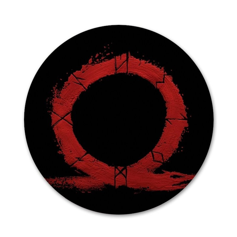 Νέα άφιξη Αξεσουάρ καρφίτσας καρφίτσας σήματος God of War για Ρούχα Δώρο Δώρο Σακίδιο πλάτης