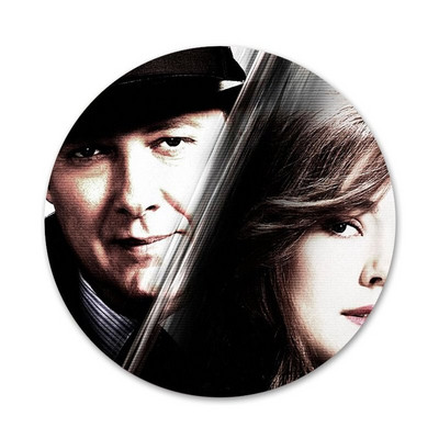 Αμερικάνικες τηλεοπτικές σειρές The Blacklist Icons Pins Διακοσμητικό σήμα Καρφίτσες Μεταλλικές κονκάρδες για ρούχα Διακόσμηση σακιδίου πλάτης 58mm