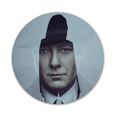 Αμερικάνικες τηλεοπτικές σειρές The Blacklist Icons Pins Διακοσμητικό σήμα Καρφίτσες Μεταλλικές κονκάρδες για ρούχα Διακόσμηση σακιδίου πλάτης 58mm