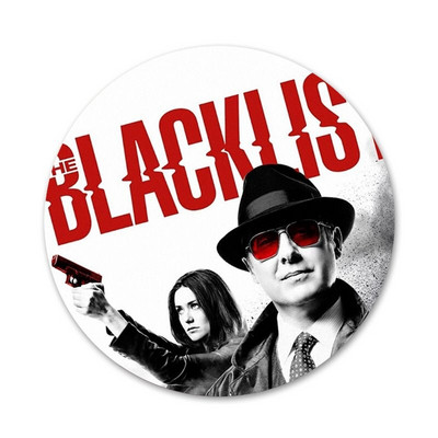 Αμερικάνικες τηλεοπτικές σειρές The Blacklist Icons Pins Διακοσμητικό σήμα Καρφίτσες Μεταλλικές κονκάρδες για ρούχα Διακόσμηση σακιδίου πλάτης 58mm