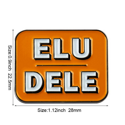 Oni Oni Ona Ona On Njemu TO je Metalna značka po narudžbi Igla za rever Značka zastavice Broš Igle Značke