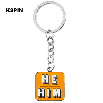 Oni Oni Ona Ona On Njemu TO je Metalna značka po narudžbi Igla za rever Značka zastavice Broš Igle Značke