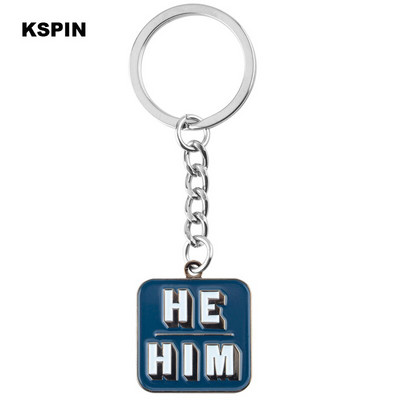 Oni Oni Ona Ona On Njemu TO je Metalna značka po narudžbi Igla za rever Značka zastavice Broš Igle Značke