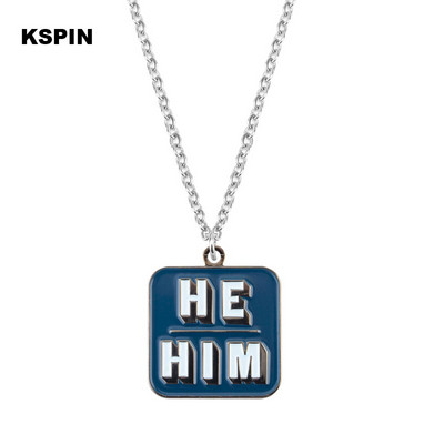 Oni Oni Ona Ona On Njemu TO je Metalna značka po narudžbi Igla za rever Značka zastavice Broš Igle Značke