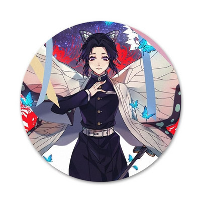 Shinobu Kocho Muichiro Tokito značka broš igla dodaci za odjeću ruksak ukras dar