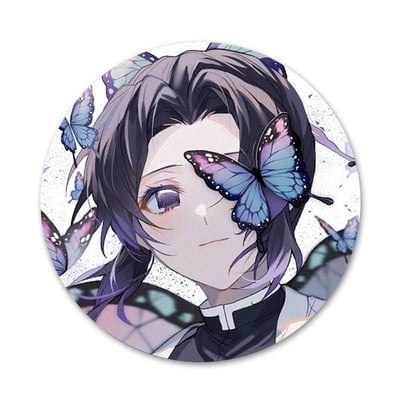 Shinobu Kocho Muichiro Tokito značka broš igla dodaci za odjeću ruksak ukras dar