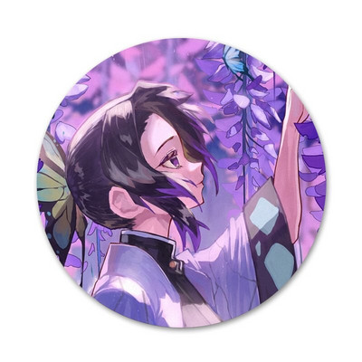 Shinobu Kocho Muichiro Tokito značka broš igla dodaci za odjeću ruksak ukras dar