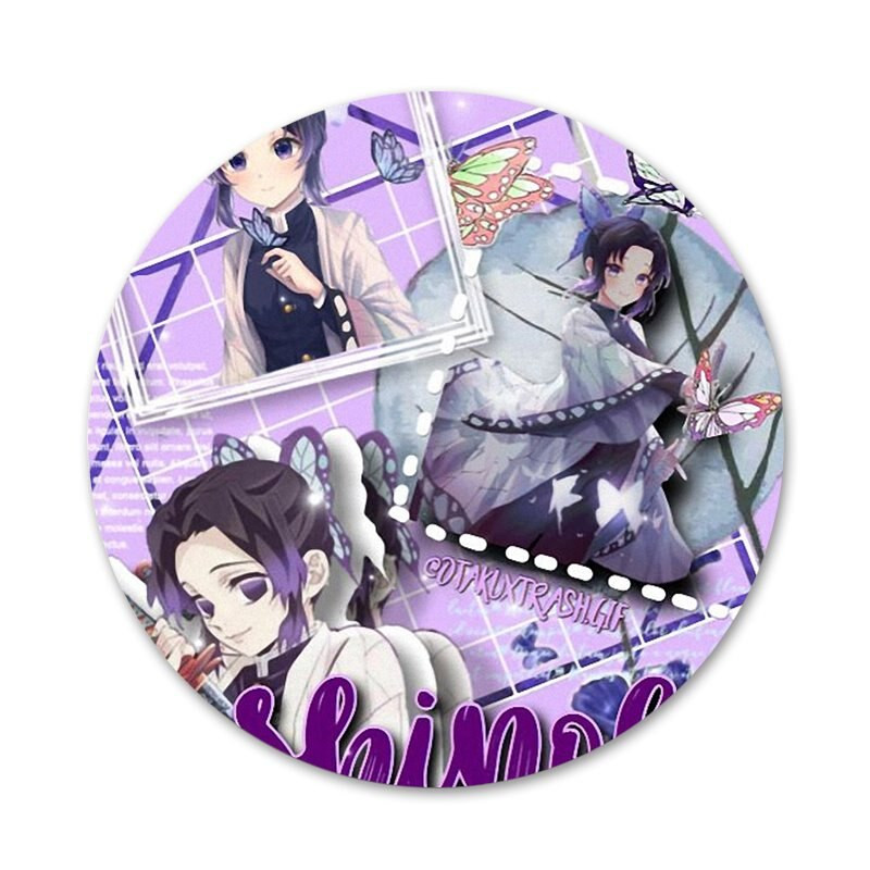 Shinobu Kocho Muichiro Tokito značka broš igla dodaci za odjeću ruksak ukras dar