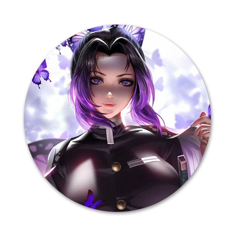 Shinobu Kocho Muichiro Tokito značka broš igla dodaci za odjeću ruksak ukras dar