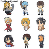 12 kom/lot E2644 Anime Smiješni par broševa s emajliranim iglama Zbirka metalnih znački za revere za ruksak za slatko dijete Nakit na poklon