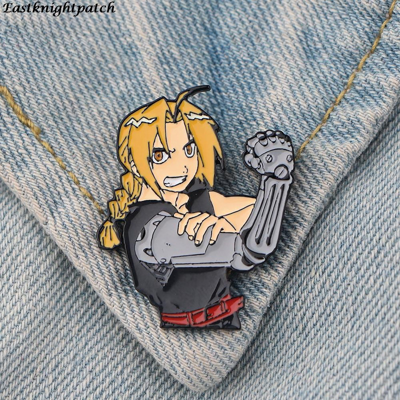 12 kom/lot E2644 Anime Smiješni par broševa s emajliranim iglama Zbirka metalnih znački za revere za ruksak za slatko dijete Nakit na poklon