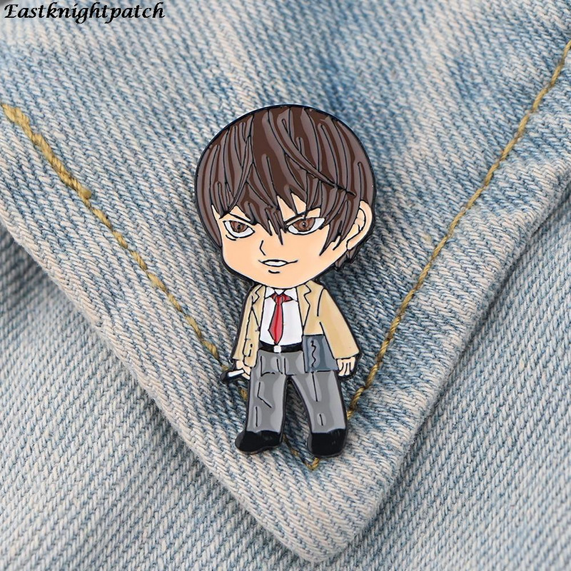 12 kom/lot E2644 Anime Smiješni par broševa s emajliranim iglama Zbirka metalnih znački za revere za ruksak za slatko dijete Nakit na poklon