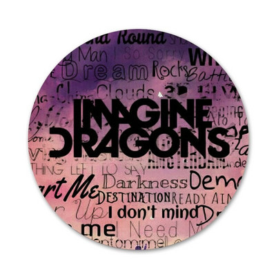 Imagine Dragons Badge Sagės Smeigtukai Priedai drabužiams Kuprinės dekoravimo dovana