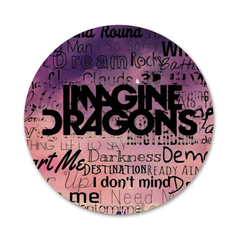 Imagine Dragons Badge Sagės Smeigtukai Priedai drabužiams Kuprinės dekoravimo dovana