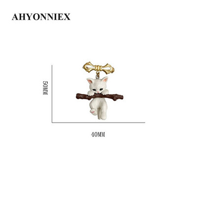 Jednodijelni slatki mačji broš Emajlirana igla Smiješne igle za značke Metalni broševi Zanimljive značke za ruksak