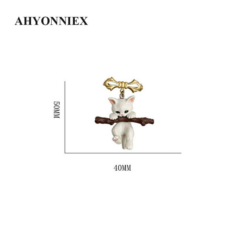 Jednodijelni slatki mačji broš Emajlirana igla Smiješne igle za značke Metalni broševi Zanimljive značke za ruksak