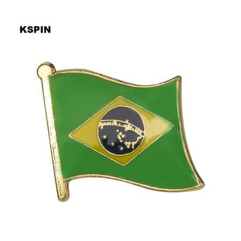 10 бр. много игла за флаг на Доминиканската република, значка за ревери, 10 бр. много икони за брошка KS-0052