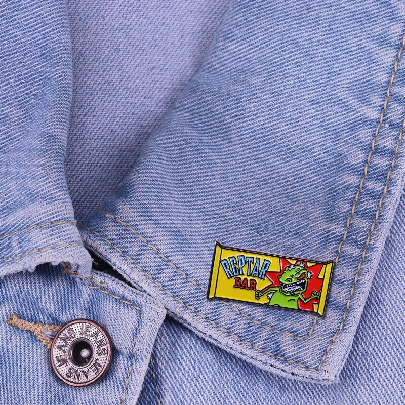 C1708 dinosaur emajlirane igle ženska značka ruksak ovratnik rever igla anime šešir nakit